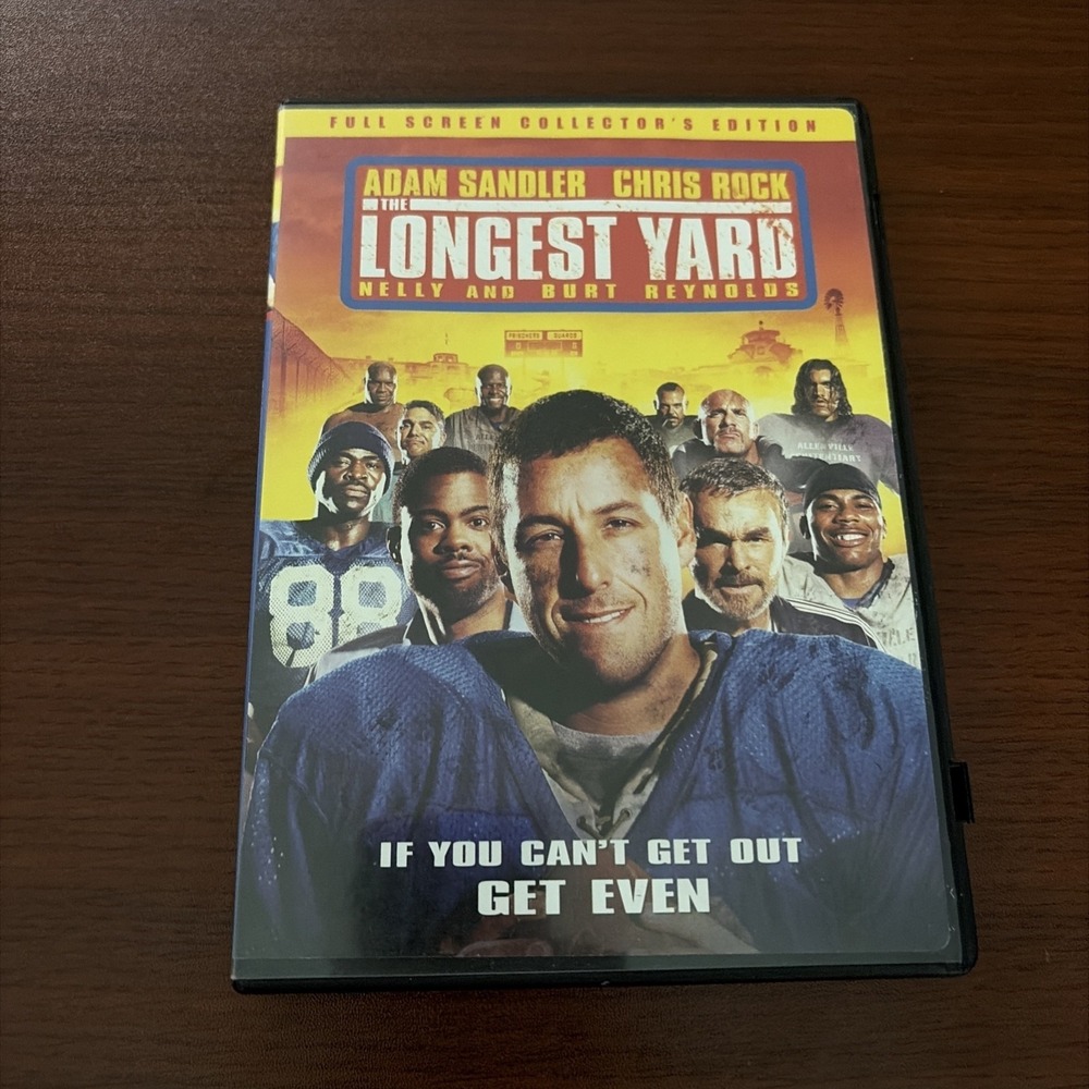 The Longest Yard DVD Full Screen Collector Edition Adam Sandler Chris Rock 2005
